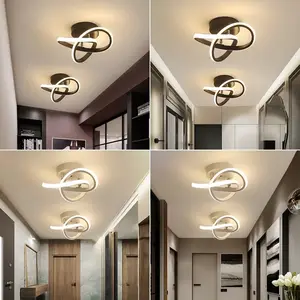 Dekoratif Modern tavan Led ışıkları ev yatak odası oturma odası için fikstür yuvarlak lambaları yüzeye monte sıcak satış kapalı tavan
