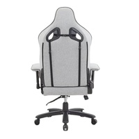Dragon War Luxury XXL grande taille mousse moulée cadre en acier gris couleur pivotant 4d accoudoir chaise de jeu