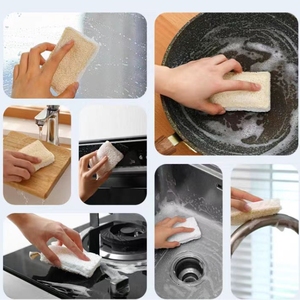 <span class=keywords><strong>Estropajo</strong></span> <span class=keywords><strong>de</strong></span> platos para lavar platos ecológico Natural 100%, estropajos <span class=keywords><strong>de</strong></span> celulosa <span class=keywords><strong>Luffa</strong></span>, esponja vegetal para limpieza <span class=keywords><strong>de</strong></span> platos <span class=keywords><strong>de</strong></span> cocina - Product Image 2