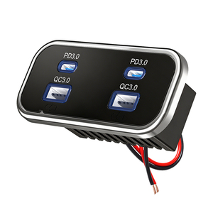 Cargador <span class=keywords><strong>de</strong></span> Coche <span class=keywords><strong>USB</strong></span> Personalizado <span class=keywords><strong>de</strong></span> 12V 24V con 4 Puertos <span class=keywords><strong>USB</strong></span>, PD3.0 Tipo <span class=keywords><strong>C</strong></span> y Tipo A, Carga Rápida 3.0 - Product Image 1