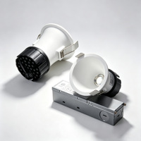 Spot encastré LED en aluminium à CRI élevé, anti-éblouissement, pour couloir domestique