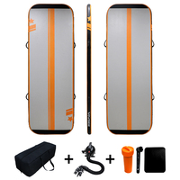 Tapis de gymnastique Airtrack personnalisé 3m/4m/6m/8m/10m, sol à Air, ensemble de faisceaux d'équilibre, piste d'air pour la pratique en plein Air