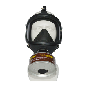 Penjualan langsung pabrik masker gas keselamatan wajah penuh silinder silikon mudah dibersihkan dengan filter - Product Image 4