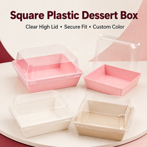 Caja Pequeña <span class=keywords><strong>de</strong></span> Cartón Rosa Impreso <span class=keywords><strong>para</strong></span> Mini Donas <span class=keywords><strong>de</strong></span> 13.5x12.5x6.5cm, Empaque Desechable <span class=keywords><strong>para</strong></span> Alimentos con Tapa, Venta al por Mayor y Personalizada - Product Image 1