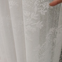 Tissu de rideau transparent de haute qualité, textiles pour rideaux élégants pour la maison