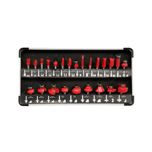 Jeu de fraises Eertuo 24 pièces en carbure cémenté pour centre d'usinage CNC et usage domestique - Product Image 1