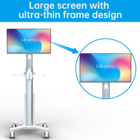 Likaymo Poste de travail dentaire mobile tout-en-un à écran tactile avec batterie, compatible avec les scanners intra-oraux Medit et Shining 3D
