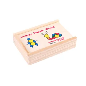 Hoye Ambachten Geometrische Vorm Tangram Puzzels Funny Kids Reizen Game 60 Stuks Houten Puzzels