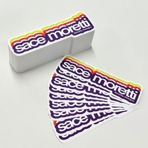 Pegatina de vinilo troquelada y resistente al agua con logotipo de marca personalizado, herramienta publicitaria de alta visibilidad para portátiles, botellas de agua y patinetas - Product Image 4