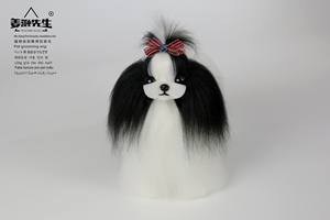 Peluca de Pelo de Perro Plegable Estilo Clásico Mr. Jiang Shih Tzu, Solo <span class=keywords><strong>para</strong></span> Prácticas de Estilismo y Belleza, Origen Shanghái - Product Image 4
