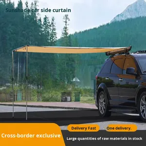 เต็นท์หลังคารถยนต์แบบกันน้ำ ชั้นเดียว ใช้ได้ทุกฤดู ทำจากอลูมิเนียมอัลลอยด์ ผ้า Oxford สำหรับกันแดดและกันฝน เหมาะสำหรับการตั้งแคมป์ - Product Image 6