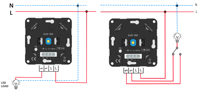 Certifié CE ROHS 220V-240V LED allume le variateur rotatif de LED pour les projets de rénovation d'éclairage de villa d'hôtel et de bureau