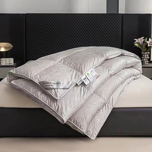 Piumini ad alta densità <span class=keywords><strong>di</strong></span> conteggio 90 piumini <span class=keywords><strong>di</strong></span> lusso <span class=keywords><strong>piumino</strong></span> d'oca Jacquard con trapunte invernali ispessite coperta stampata Edredones - Product Image 1