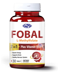 Musani Business Link BSP FOBAL L-Metilfolato Plus Vitamina B12 2 en 1, 30 Cápsulas de Gel Suave, Suplemento Dietético - Product Image 6