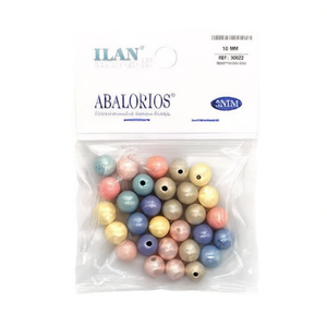 Perline ILAN da 10mm in Colori Pastello per Creazione di Gioielli - Product Image 2
