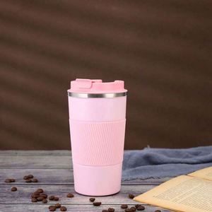 Modern Stainless Steel Business Gift Coffee Mug with Thermal Insulation Leak-Proof Design Eco-Friendly <b>Large</b> Capacity - Product Image 3