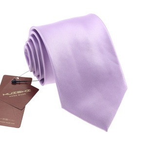 Corbata de seda a rayas a cuadros sólidos, <span class=keywords><strong>corbatas</strong></span> púrpuras claras ajustadas de 6cm para hombre, <span class=keywords><strong>corbatas</strong></span> de poliéster, <span class=keywords><strong>corbatas</strong></span> gravatas para fiesta, boda, corbata al por mayor - Product Image 2