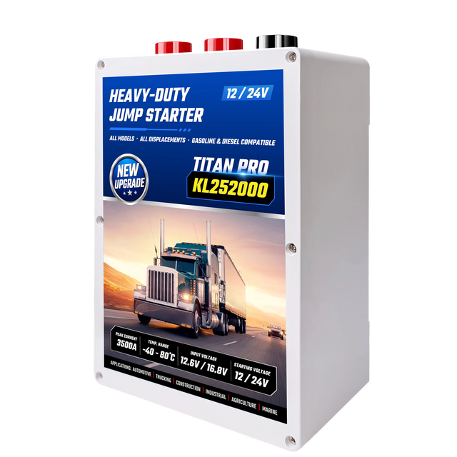 Heavy Duty Commercial 12V and 24V Universal Jump Starter OEM ODM Battery Booster for Trucks Buses Excavators and Marine Service