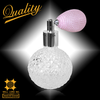 Atomiseur de parfum en verre personnalisé Well Lord Inc. 50 ml avec pompe pulvérisatrice, couleur personnalisée, décoration, impression offset, certifié