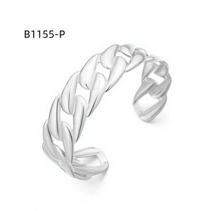 Amy Amy Fashion <b>Cuff</b> <b>Bracelet</b> B1155 <b>Silver</b> Plated Alloy Women's Jewelry Classic Style Gift <b>Bracelet</b> - Product Image 1