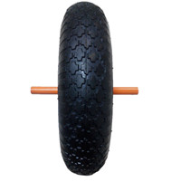 Pneu et roue en mousse PU pleine anti-crevaison de 16 pouces 4.80/4.00-8, pour brouette, épandeur, chariot de jardin, chariot, chariot à roulettes