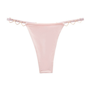 New Design Sexy Lingerie Women Sexy and Butt Pant Chain G-<b>String</b> Underwear Love Ring Soft <b>Thongs</b> Sexy Ladies Inner Pants - Product Image 6