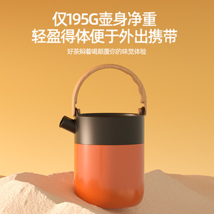 Stainless Steel Thermos Flask Large Capacity <b>Tea</b> <b>Infuser</b> 24H Insulation For Brewing Aged White <b>Tea</b> And Tangerine Peel Gift Item - Product Image 4