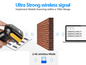 Wilress 1680sw Xách Tay USB Đầu đọc mã vạch Máy quét 1D/2D cầm tay QR PDF417 Android Windows A4 Kích thước CMOS nguồn ánh sáng Chứng Khoán - Product Image 6