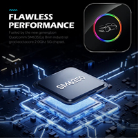 Version carrée pour boîte Ai CarPlay universelle Rocket Plus 6350 Applepie Android 16 8G+128G