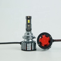 Lámpara LED para Faros Delanteros de Coche, 12V, 360, Kit de Luces Automáticas, 9005 9006, IP68, Impermeable, 6000K, para Audi A6, M3, Prius, Ajuste Universal
