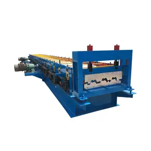 Decking Roll Forming Machine เหล็กชุบสังกะสีชั้นกระเบื้อง