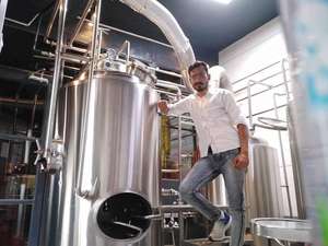 Équipement de brassage de bière micro-brasserie à 2 cuves de 300 L, équipement de micro-brasserie de bière à domicile - Product Image 6