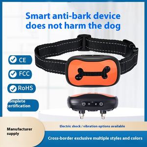 Wiederauf ladbarer Ultraschall-Rinden stopper Automatisches elektrisches Schock halsband für Hunde training Haustier training und Verhaltens produkt - Product Image 2
