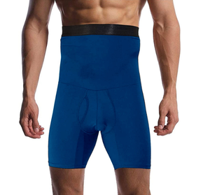 <span class=keywords><strong>Faja</strong></span> Moldeadora Reductora de Cintura Alta <span class=keywords><strong>para</strong></span> Hombre, Pantalones Cortos de Compresión, Ropa Interior Moldeadora de Piernas, Calzoncillos Reductores de Abdomen <span class=keywords><strong>para</strong></span> Hombre - Product Image 4