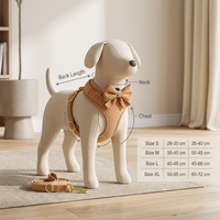Maßgefertigtes Hanyang Weiches Neopren-Gepolstertes Hundegeschirr mit Jacquard-Logo-Gurtband Verstellbarer Hundebrustgurt für Alle Größen