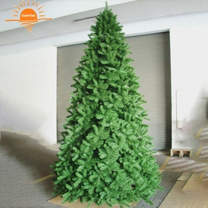 Vente en gros de PVC de haute qualité de 7 pieds 8 pieds pré-éclairage dans les arbres de noël artificiels blancs de grande neige avec lumières Led - Product Image 5
