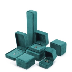 Luxury pink Velvet Jewelry Set <b>Boxes</b> Packaging Rectangle Modern Velvet Jewelry <b>Boxes</b> <b>Mixed</b> Box of Jewelry Wholesale - Product Image 6