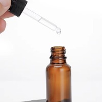 Flacon compte-gouttes en verre ambré DIN18 personnalisé avec logo, 100 ml, pour huile essentielle et sérum