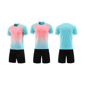 Conjunto Deportivo para Hombre, Camiseta de Fútbol con Estampado Geométrico Rojo, Manga Corta, Cuello Redondo, Poliéster, Transpirable, para Todas las Temporadas - Product Image 6