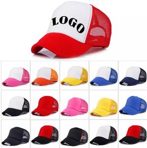 Alta calidad personalizado 5 paneles blanco rojo promocional <span class=keywords><strong>NFL</strong></span> sombreros para hombre camionero correr sol sombrero malla deportes <span class=keywords><strong>gorras</strong></span> <span class=keywords><strong>de</strong></span> béisbol para hombre - Product Image 2