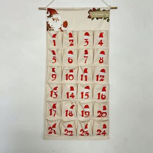 Calendario de Adviento Personalizado con Nombre, Premium, 24 Bolsillos, de Lona, con Bolsa de Almacenamiento - Product Image 5