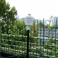 Sensor Meteorológico Integrado FRT FWS400, Temperatura, Humedad, Presión, Lluvia (-40~+85/0~100%HR), Extensible 3.5m, Solar/220V