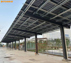 Kit de montage solaire commercial pour <span class=keywords><strong>carport</strong></span>, le plus grand du marché, prix direct usine, installations de stationnement commerciales - Product Image 2