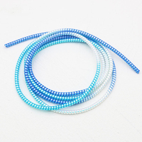 Protector de Cable en Espiral de TPU de 1.6M con Color Degradado Láser, Organizador de Cables para Auriculares