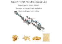 Línea de Producción de Papas Fritas Totalmente Automática, Llave en Mano, para Pequeñas y Medianas Fábricas, con Capacidad Personalizable
