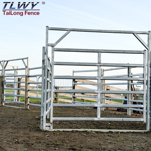 Rust Proof Steel Cattle <strong>Panel</strong> 12ft 10ft 9.5ft 6ft 8ft Heavy Duty Livestock Cattle Corral Fence Galvanised Cattle <strong>Panels</strong> - Product Image 2