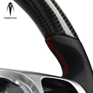 Volant personnalisé en fibre de carbone Alcantara pour Benz E43 CLS63 GT <span class=keywords><strong>C63S</strong></span> E63S E320 E260 E400 E200 E300 E350 volant de course - Product Image 3