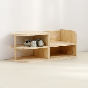 Banc à chaussures scandinave en pin naturel, étagère multi-niveaux pour <span class=keywords><strong>entrée</strong></span>, organisateur de <span class=keywords><strong>rangement</strong></span>, mobilier de maison moderne, banc de siège Pro - Product Image 3