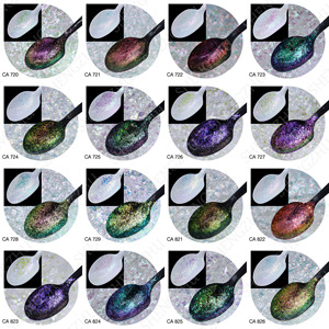 Vendedor caliente White Fairy Ice Pearl Chrome Pigment Shell Nails Dust Mirror Aurora Powder - Product Image 1