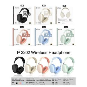 P 2202 <b>Wireless</b> Headphone Bluetooth 5.3 Super Bass Over Ear Headset With <b>Mic</b> For Music And Calls - Product Image 3